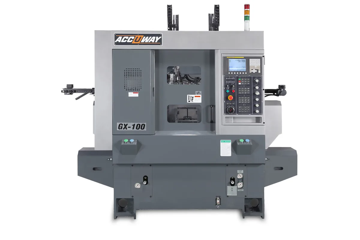 Accuway GX-100 compact CNC lathe for automatic machining