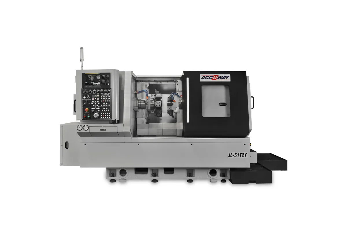 Accuway JL-51T2Y compact multi-axis turn-mill complex center