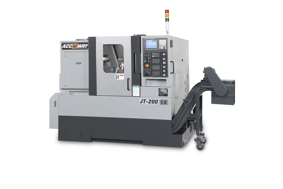 Accuway JT-200 / JT-200M slant bed linear way CNC lathe