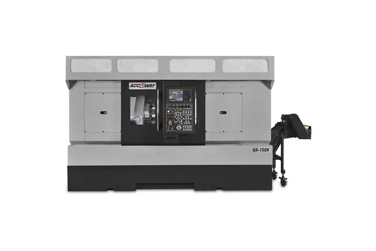 Accuway UA-150H multi-axis slant bed turning center