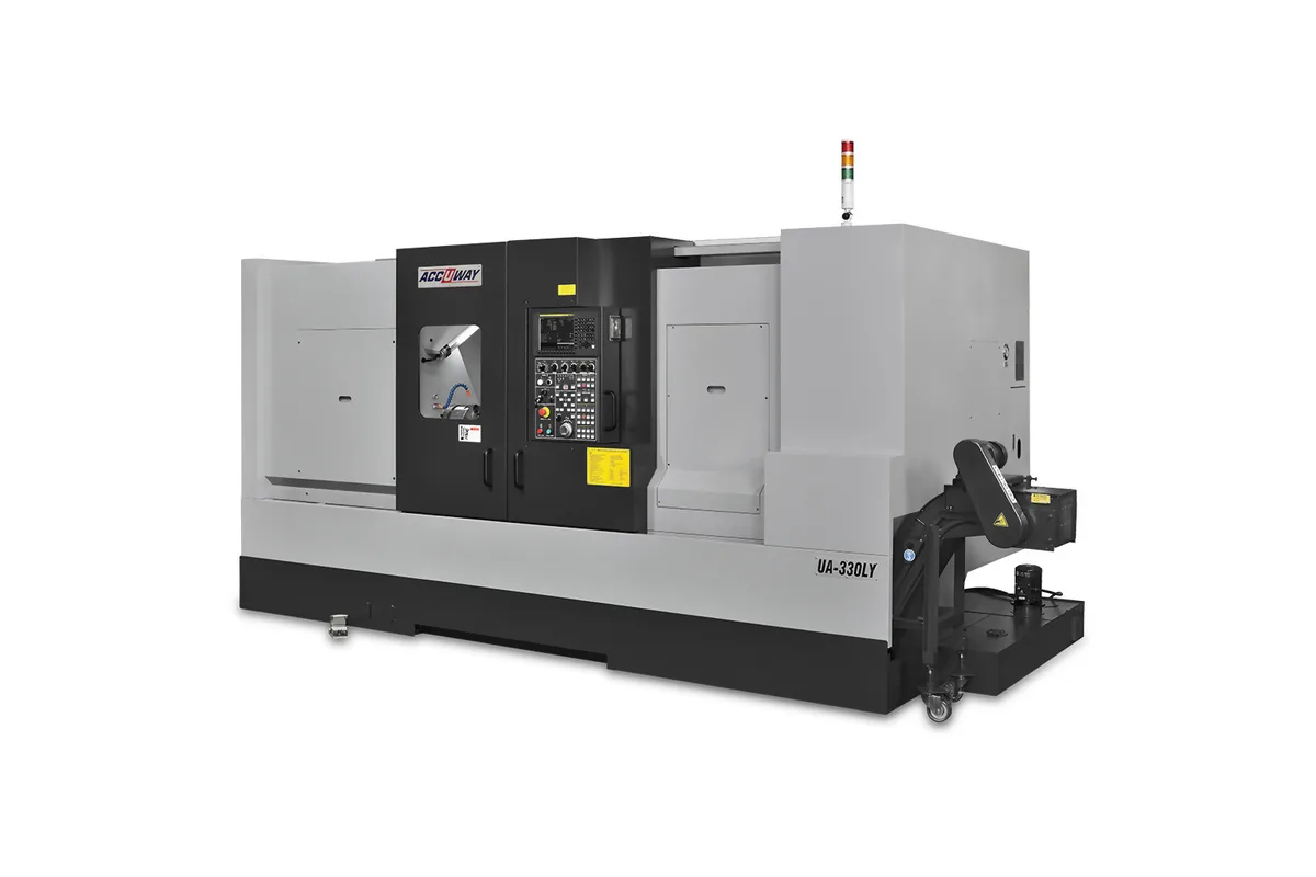 Accuway UA-330LY slant bed turning center