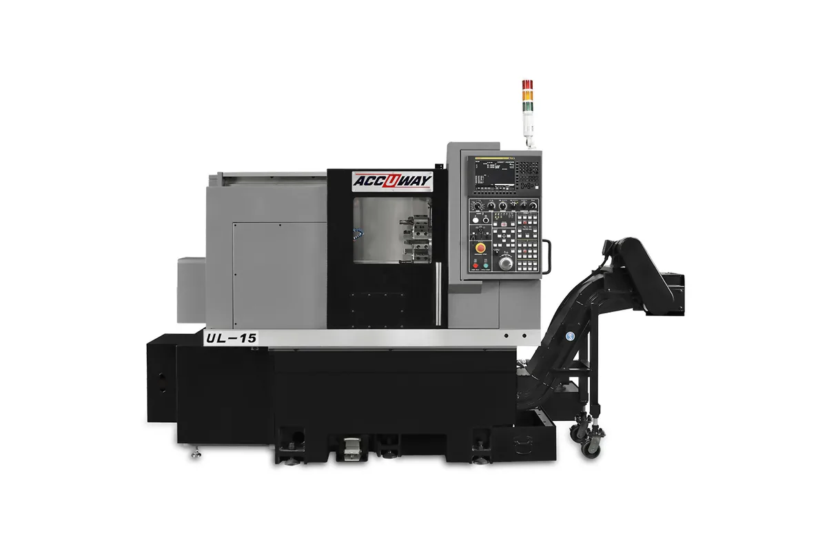 Accuway UL-15 / UL-15M flat bed CNC turning center