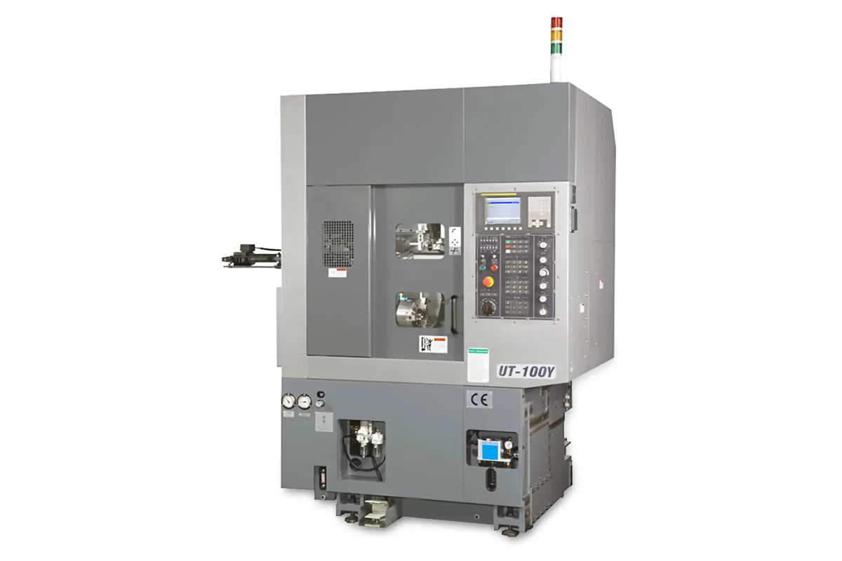 Accuway UT-100Y compact CNC lathe for automatic machining