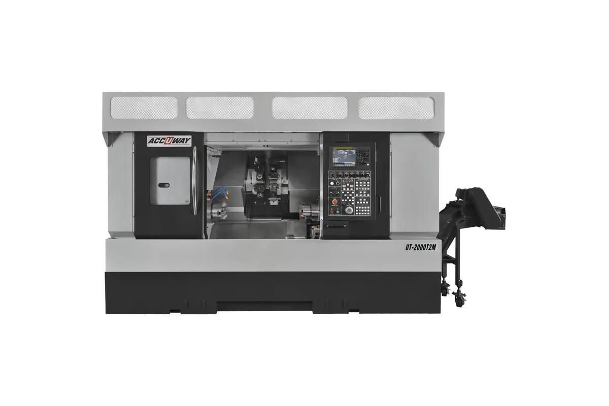Accuway UT-2000T2M slant bed turning center