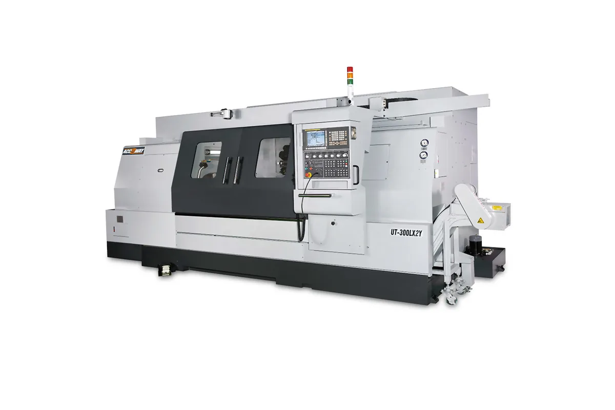 Accuway UT-300LX2Y slant bed turning center