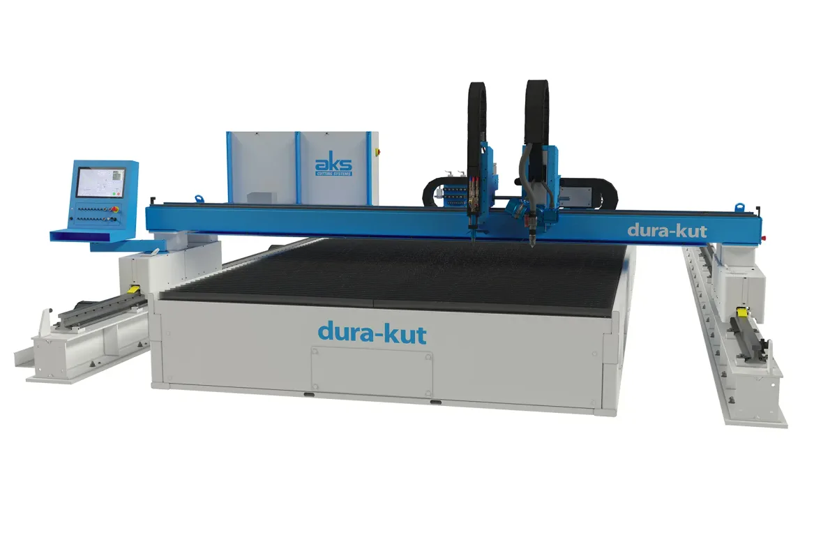 AKS Cutting Systems dura-kut gantry plasma cutting machine