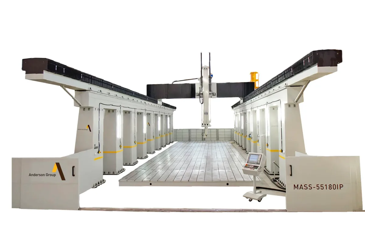 Anderson Mass 5 open-gantry 5-axis machine (MASS-55180IP)