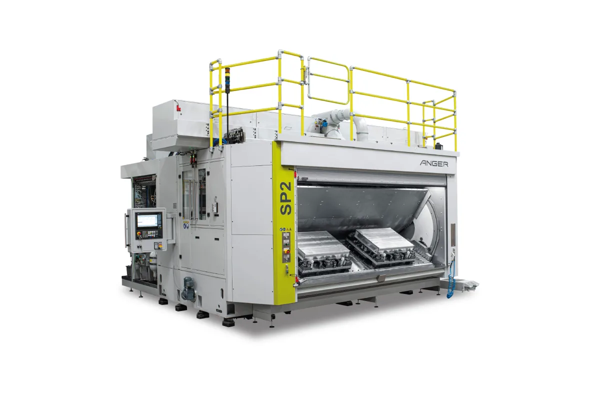 Anger Machining SP2-P twin-spindle horizontal machining center with pallet changer