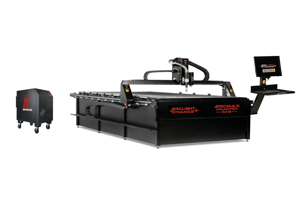 Arclight Dynamics Arc Max Unlimited 6x12 CNC plasma table