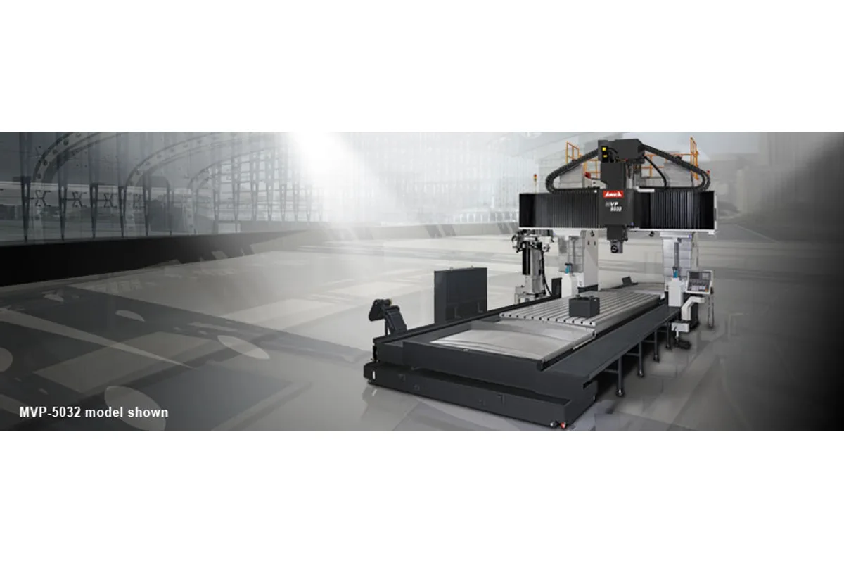 AWEA MVP series moving cross rail 5-face machining center (MVP-5032 shown)