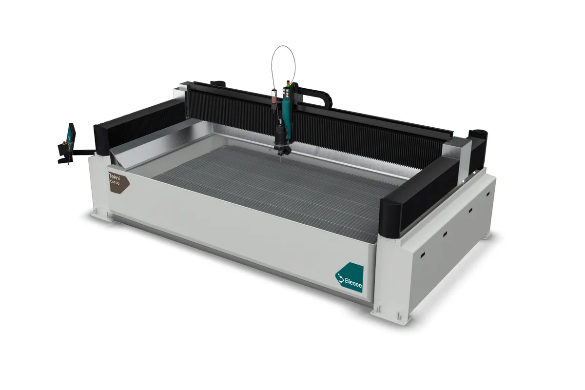 Biesse Tekni Cut Up J G gantry-style waterjet