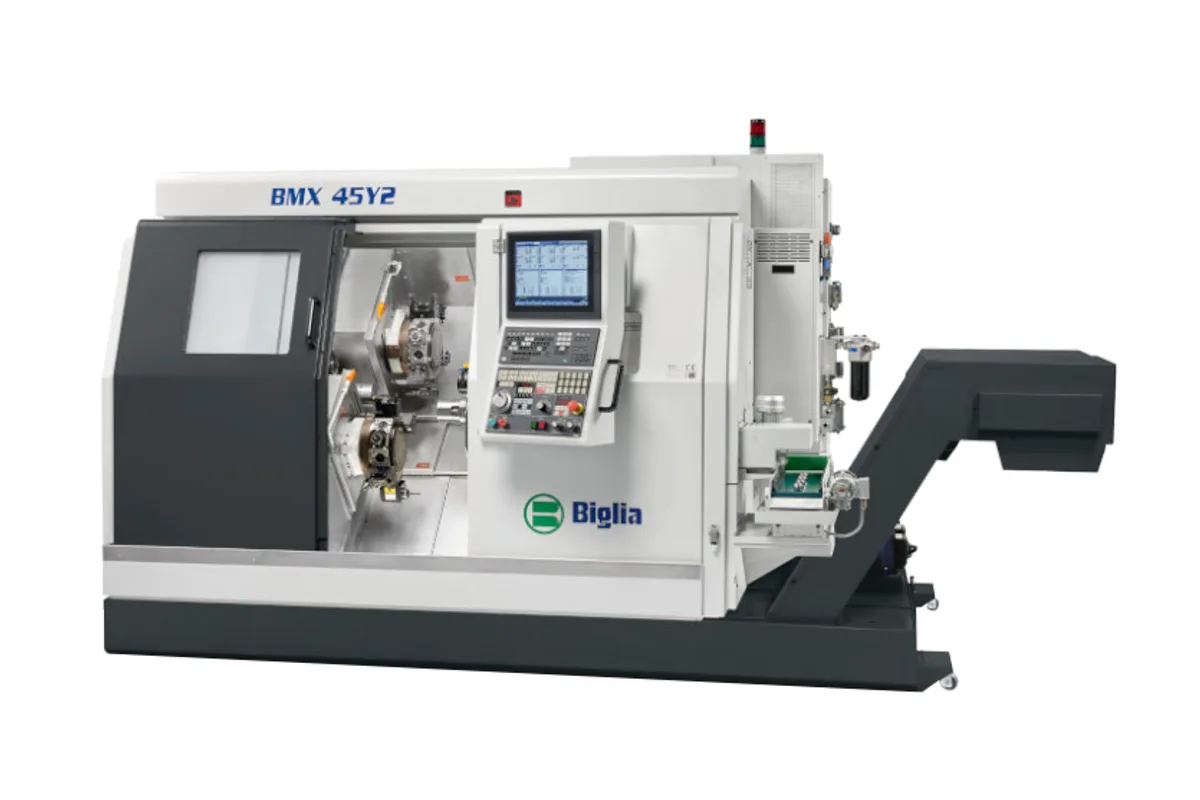 Biglia BMX 45Y2 twin-spindle, twin-turret turning centre