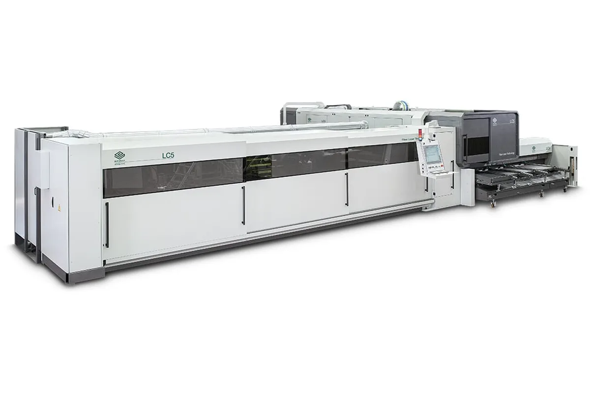 BLM Group LC5 combined sheet and tube laser cutting system