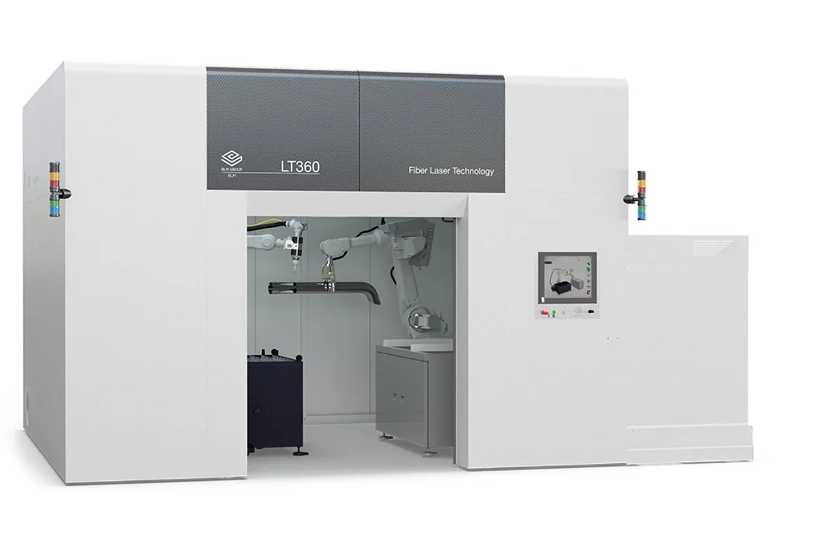 BLM Group LT360 robot laser cutting cell