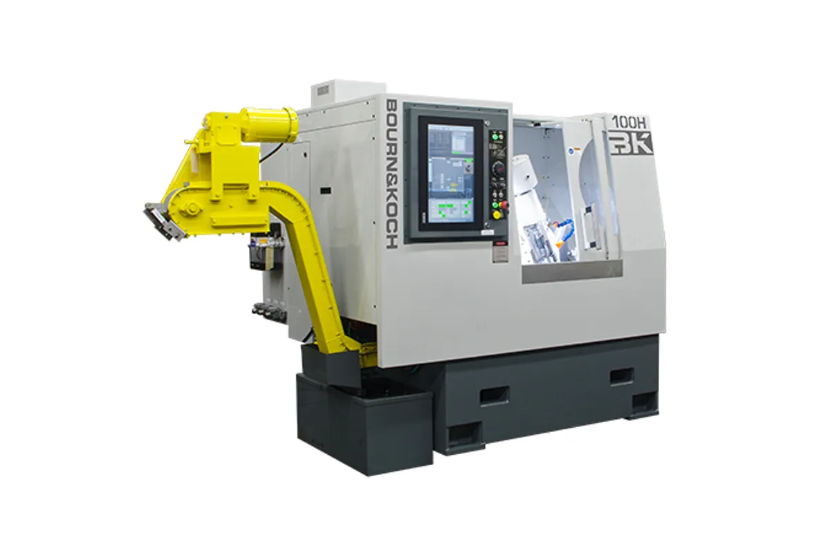 Bourn & Koch 100H horizontal CNC gear hobber