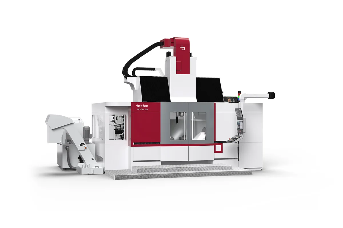 Breton Ultrix E3 5-axis machining centre with trunnion table