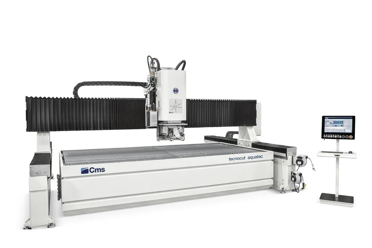 CMS Tecnocut Aquatec waterjet cutting system