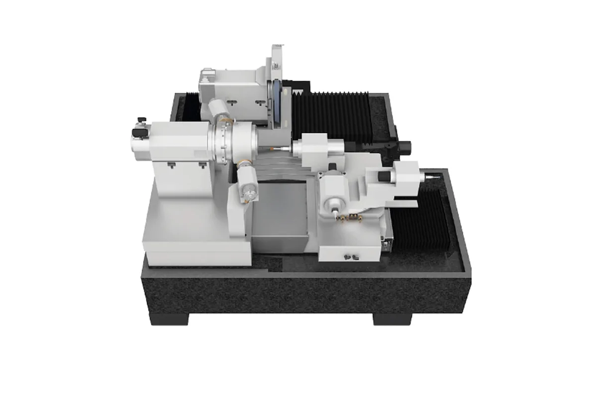 Danobat Overbeck IED internal and external grinding machine with two turrets, shown without enclosure