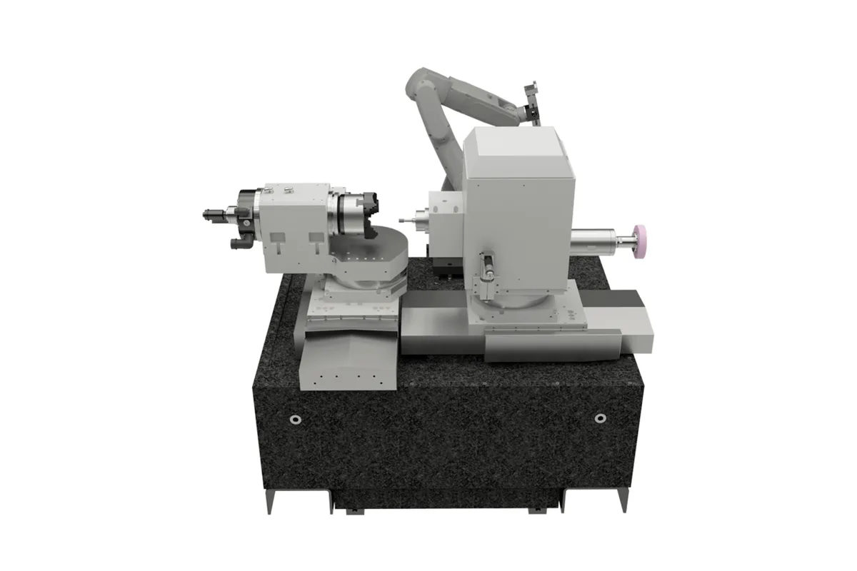 Danobat Overbeck IRD series radius grinding machine, shown without enclosure