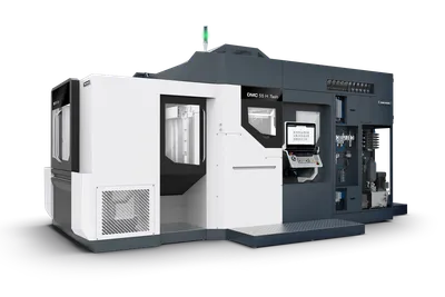 DMG Mori DMC 55 H twin CNC machine
