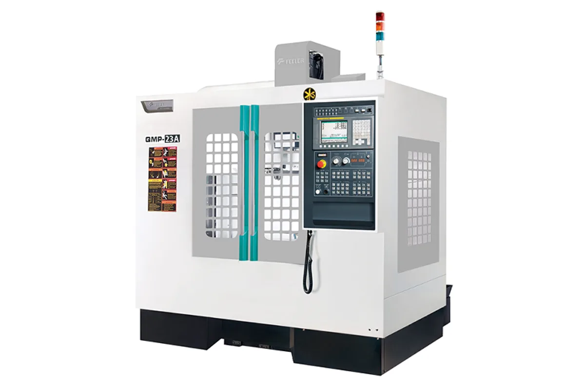 Feeler QMP-23 CNC machine (maker's picture titled QMP-23/30)
