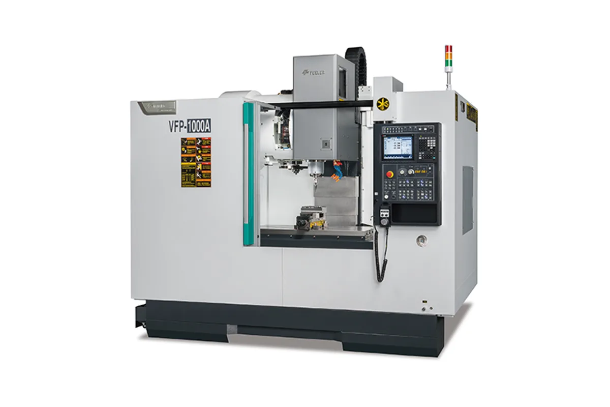 Feeler VFP-800 CNC machine (maker's picture titled FVP-800/1000)