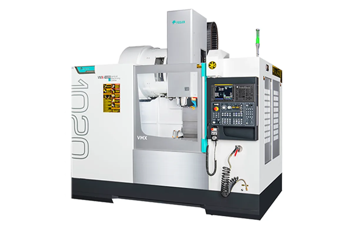 Feeler VMX-820 CNC machine (maker's picture titled VMX-820/1020)