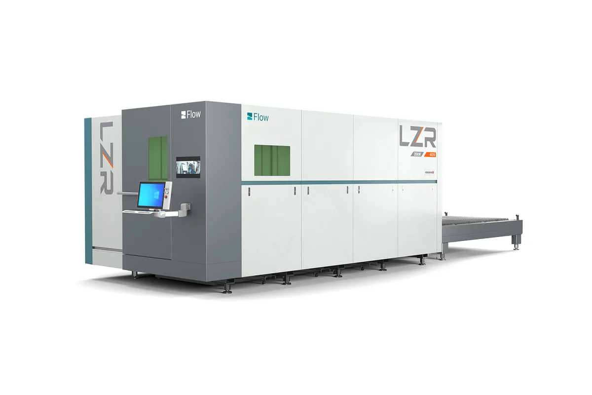 Flow LZR 4020 fibre laser cutting machine with shuttle table