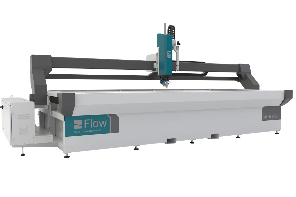 Flow Mach 200c CNC Waterjet Cutting