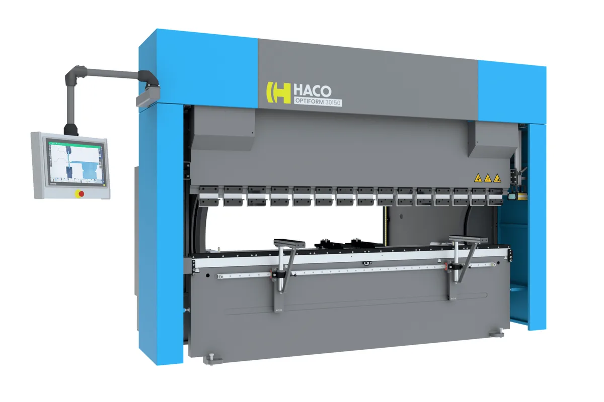 Haco OptiForm CNC press brake with EASYBEND control