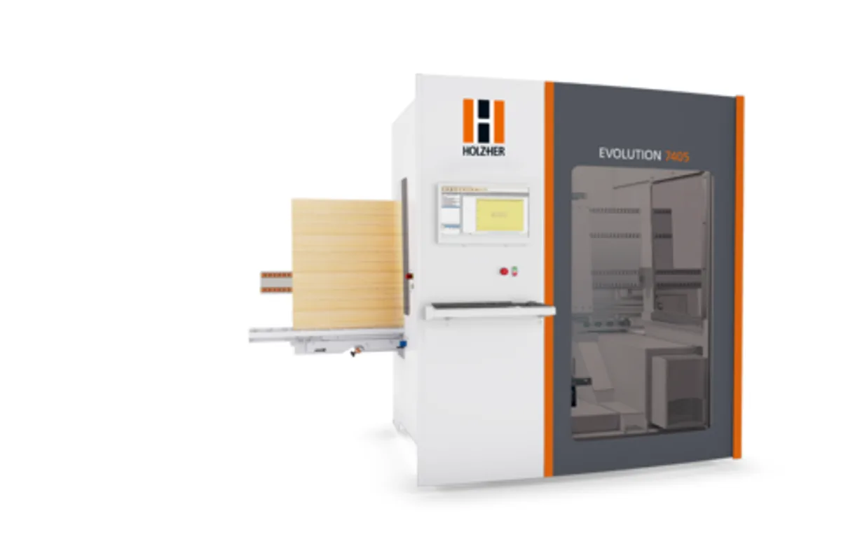 HOLZ-HER EVOLUTION 7405 vertical CNC machining centre