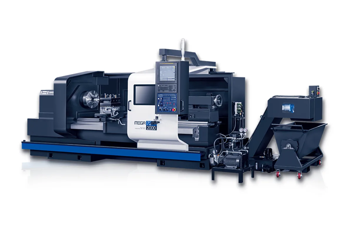 Hwacheon MEGA-72 flat-bed CNC lathe