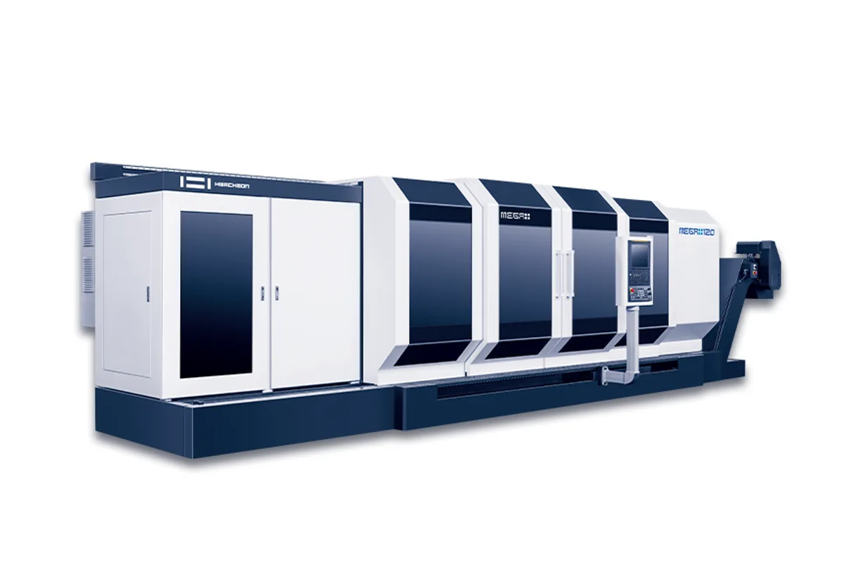 Hwacheon MEGA+140 flat-bed CNC lathe