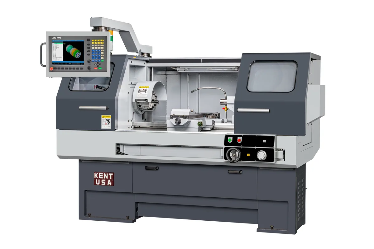 Kent CNC CSM-1640 CNC precision lathe with Acu-Rite TurnPwr control