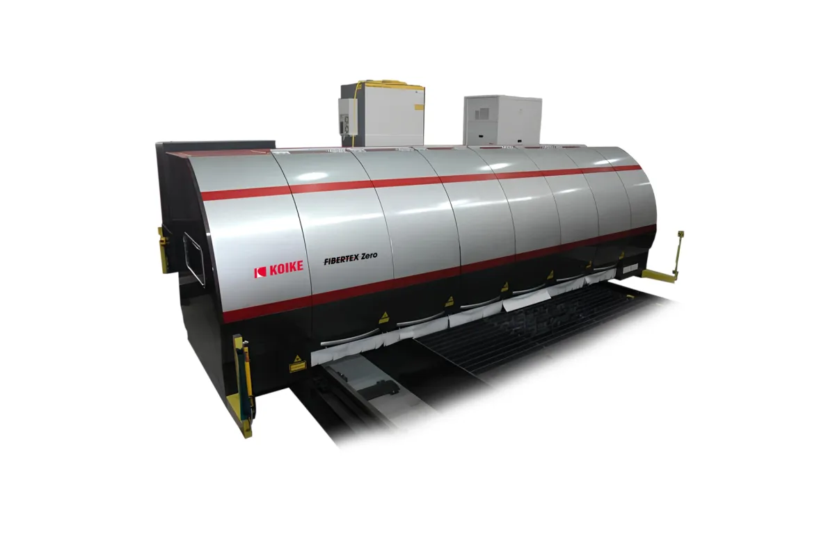 Koike Aronson Fibertex Zero DBC fiber laser cutting machine