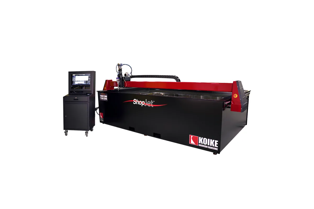 Koike Aronson ShopJet waterjet cutting machine