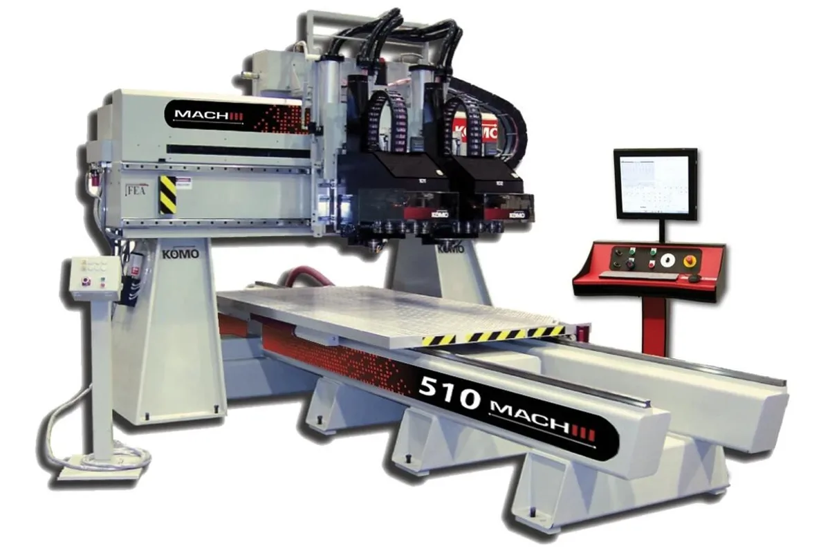 Komo Mach III 510 moving table CNC router