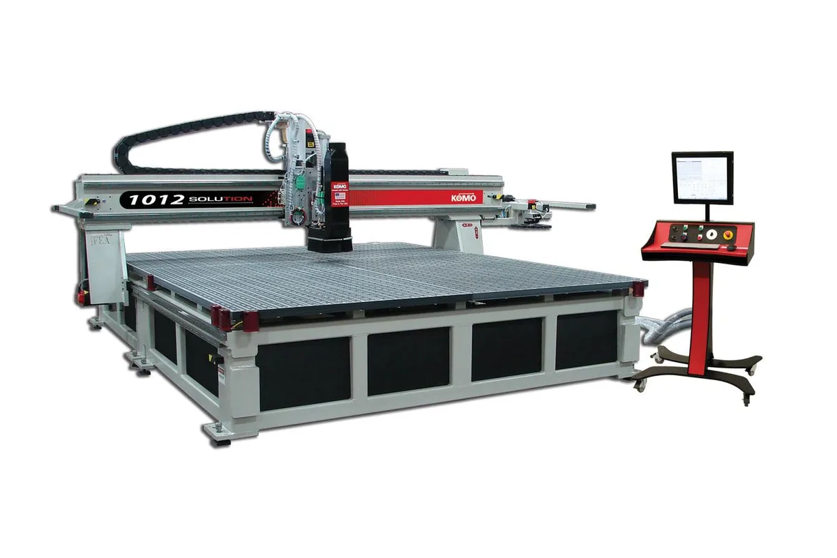 Komo Solution Wide 1012 moving gantry CNC router