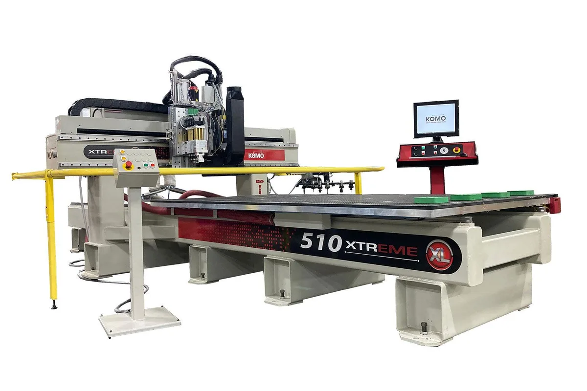 Komo Xtreme XL 510 moving table CNC router