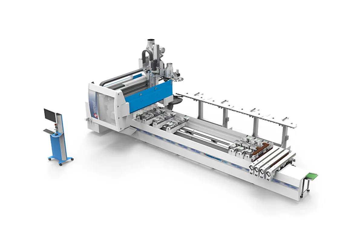Masterwood 4WIN machining center for windows and doors