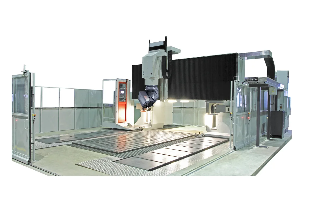 MATEC 30PBU | 40PBU series floor-running gantry machining centre with universal head