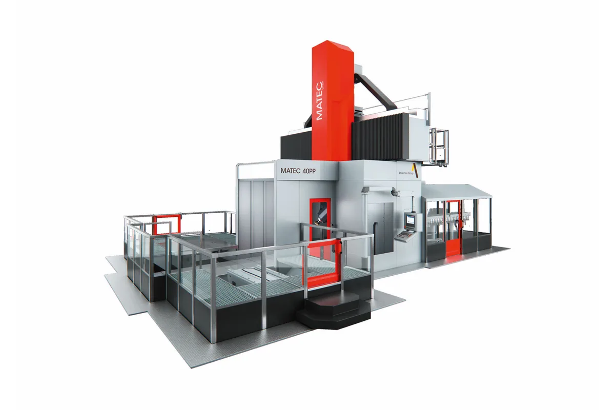 MATEC 30PP | 40PP series gantry machining centre with pallet changer (40PP shown)