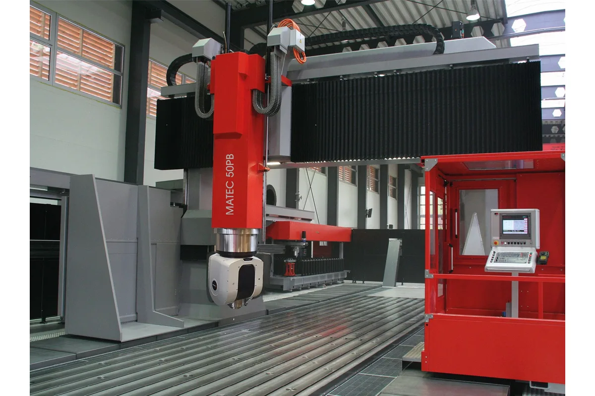 MATEC 50PB floor-running gantry machining centre