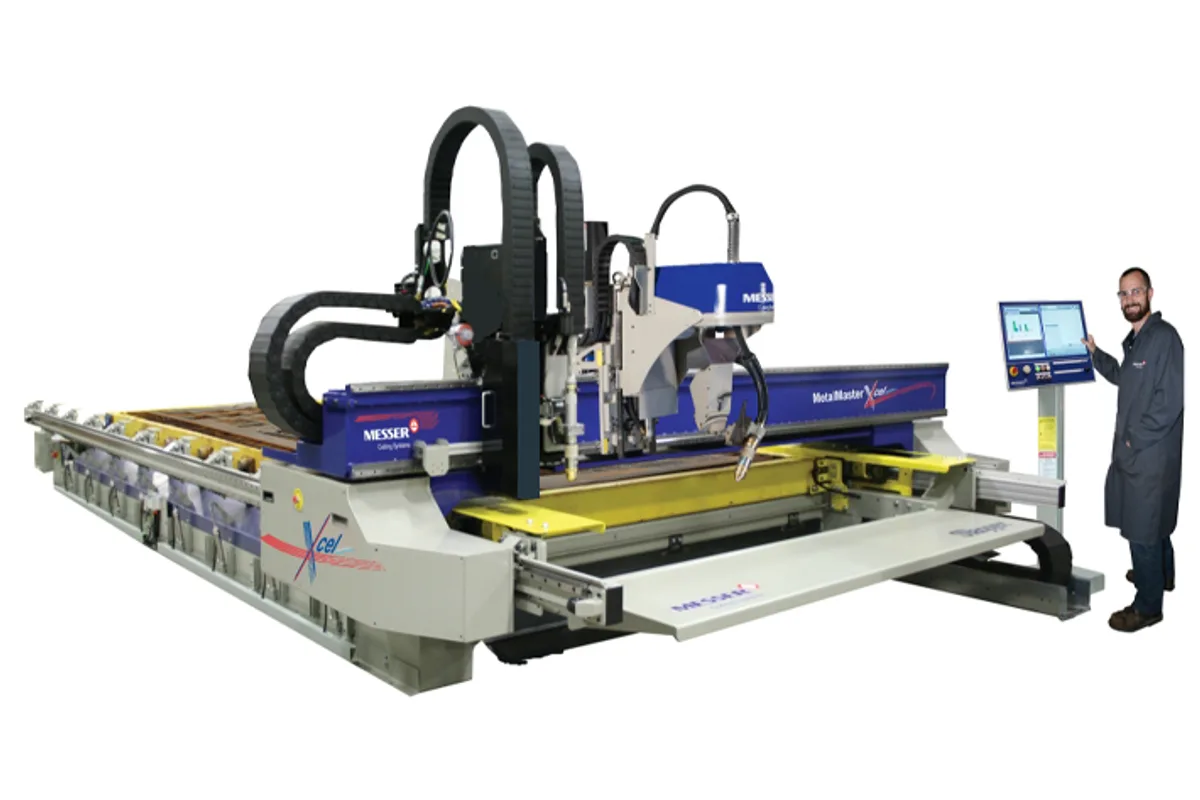Messer MetalMaster Xcel plasma and fiber laser cutting machine