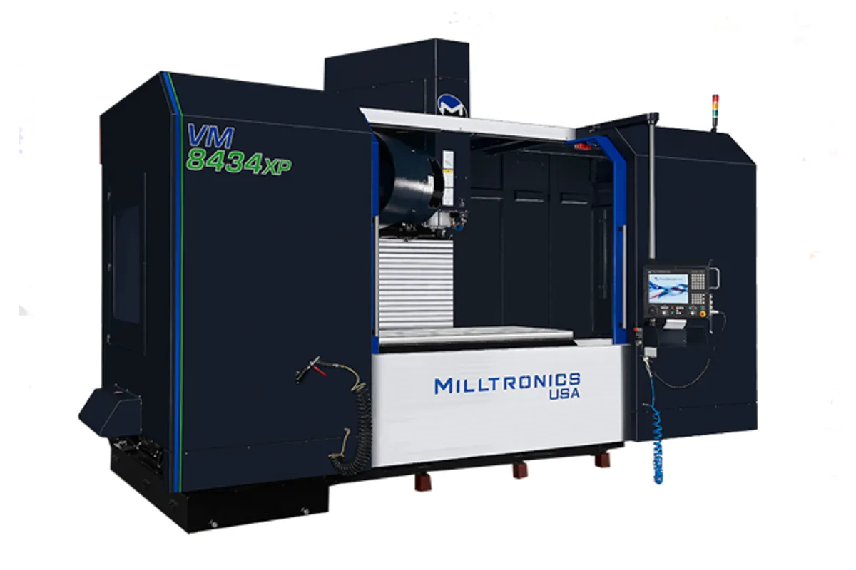 Milltronics VM8434XP #50-taper 3-axis performance vertical machining center