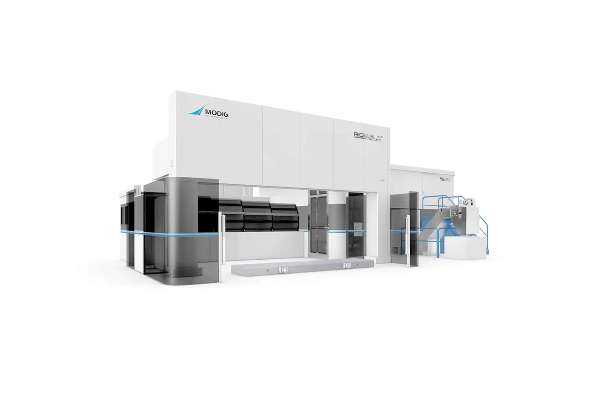 Modig RigiMill MT moving-table gantry machining center