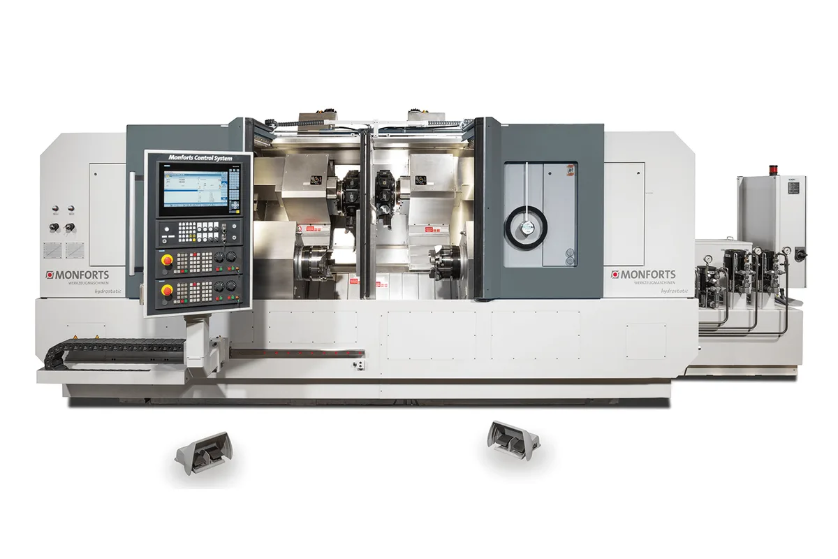 Monforts DNC 500 DuoTurn counter-spindle CNC lathe