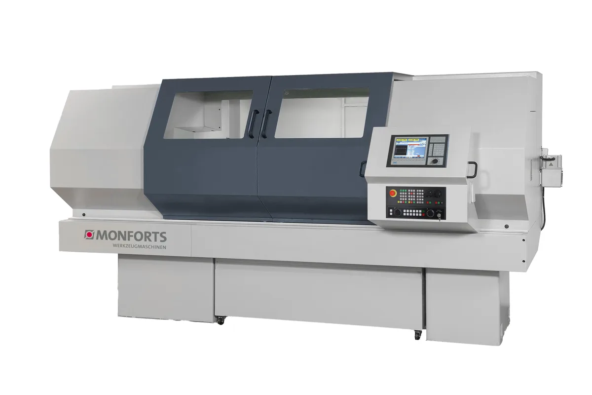 Monforts KNC 5 cycle-controlled CNC lathe