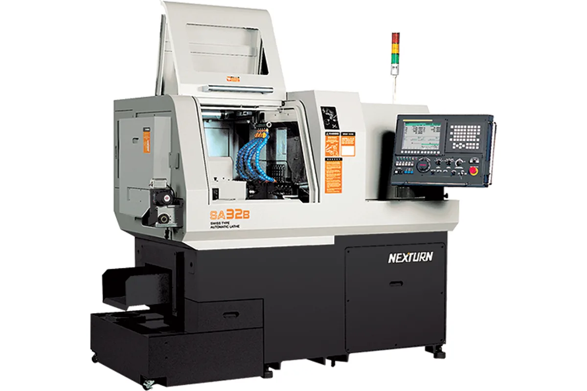 Nexturn SA12/20/32B series Swiss-type CNC automatic lathe (SA32B pictured)