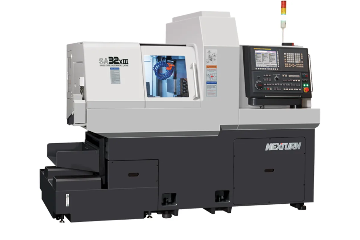 Nexturn SA32XIII Swiss-type CNC automatic lathe